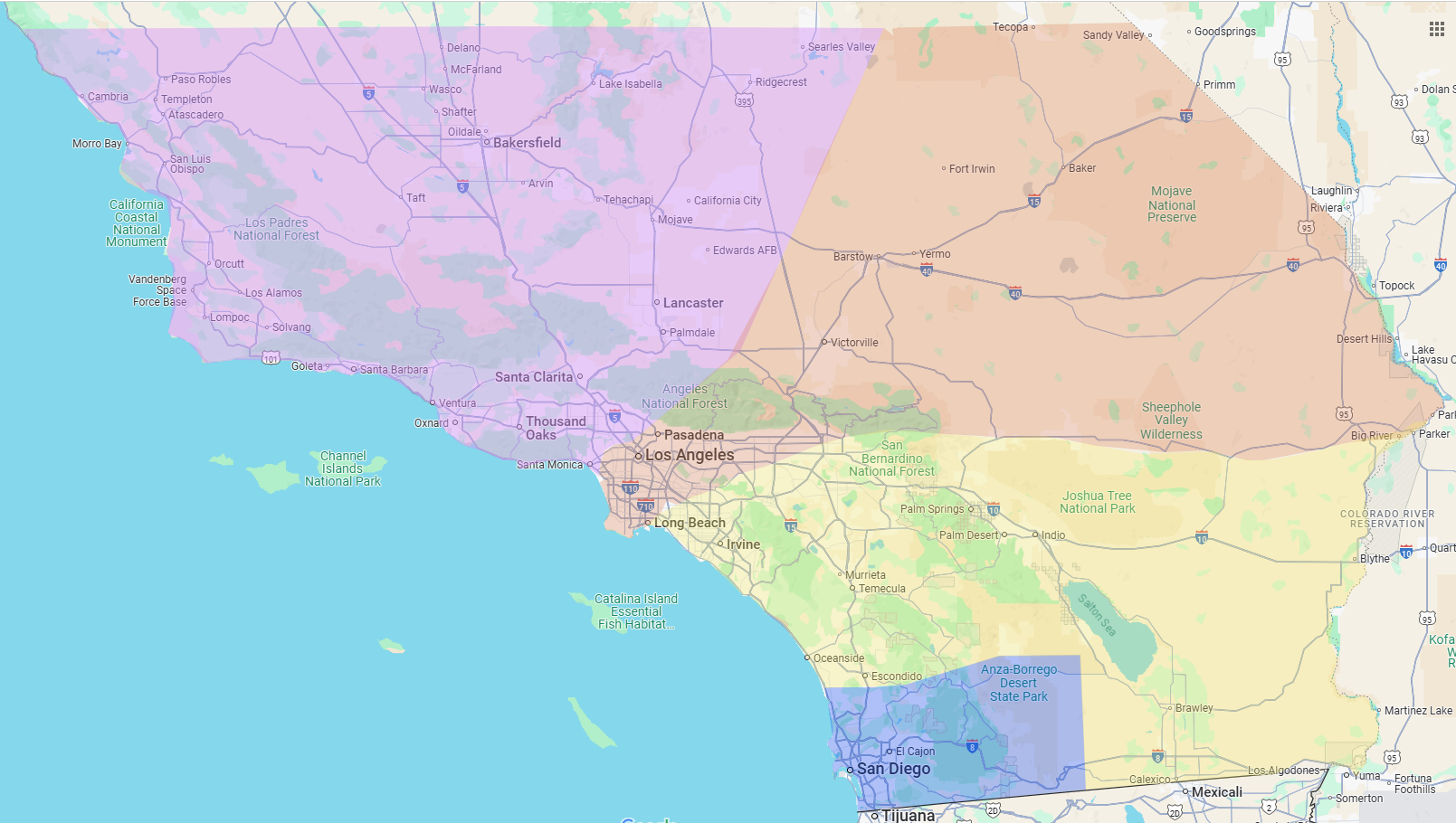 Regional Sales Map
